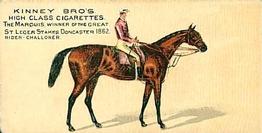 1889 Kinney Brothers Famous English Running Horses (N230) #NNO The Marquis Front